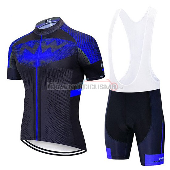 Abbigliamento Ciclismo Northwave Manica Corta 2020 Blu Nero