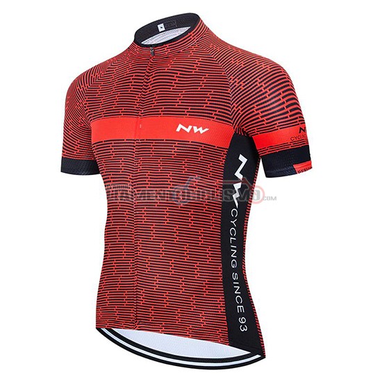 Abbigliamento Ciclismo Northwave Manica Corta 2020 Rosso Nero Bianco