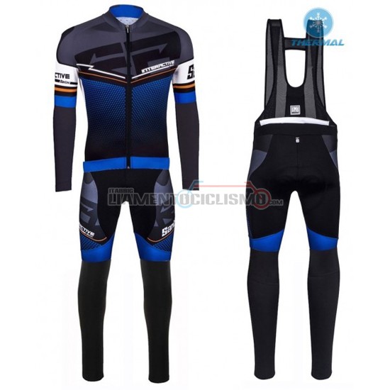 Abbigliamento Ciclismo Santini ML 2016 blu e nero