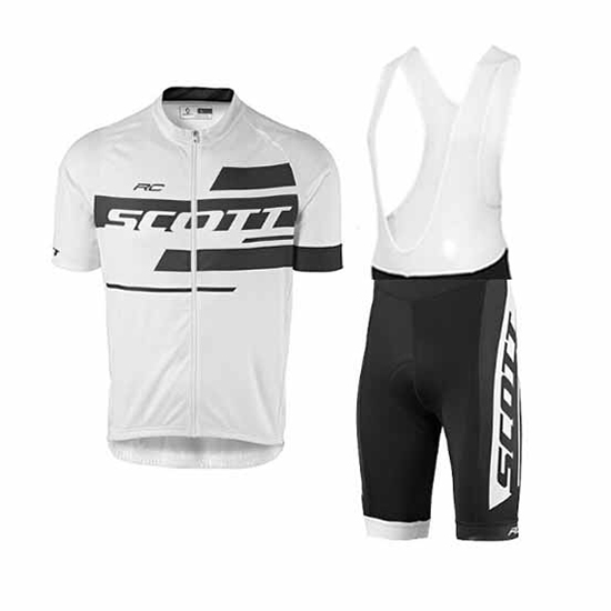 Abbigliamento Ciclismo Scott 2017 bianco e nero