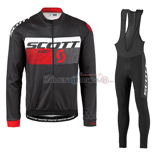 Abbigliamento Ciclismo Scott ML 2016 rosso e nero