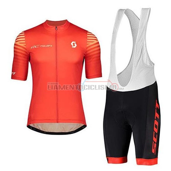Abbigliamento Ciclismo Scott Manica Corta 2020 Rosso