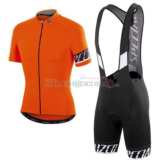 Abbigliamento Ciclismo Specialized Manica Corta 2018 Arancione Nero