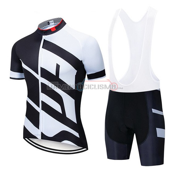 Abbigliamento Ciclismo Specialized Manica Corta 2019 Bianco Nero