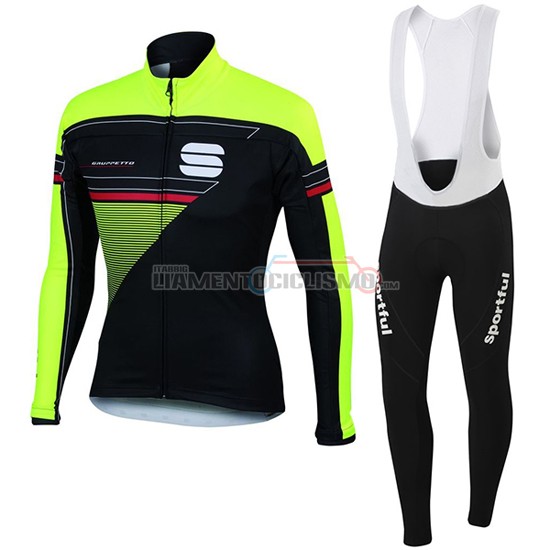 Abbigliamento Ciclismo Sportful ML 2016 verde e nero