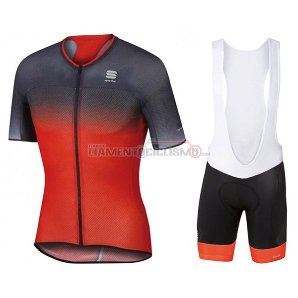 Abbigliamento Ciclismo Sportful R&D Ultraskin 2017 rosso e grigio