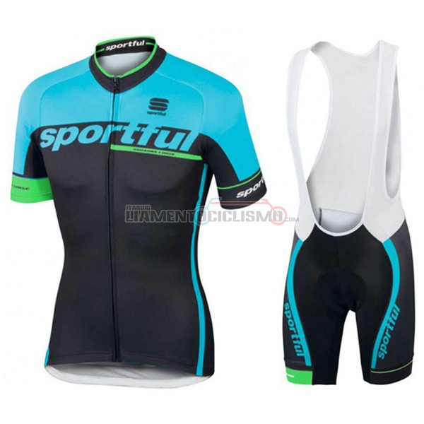 Abbigliamento Ciclismo Sportful SC azzurro e nero