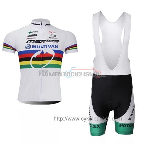 Abbigliamento Ciclismo Merida 2015 bianco e verde