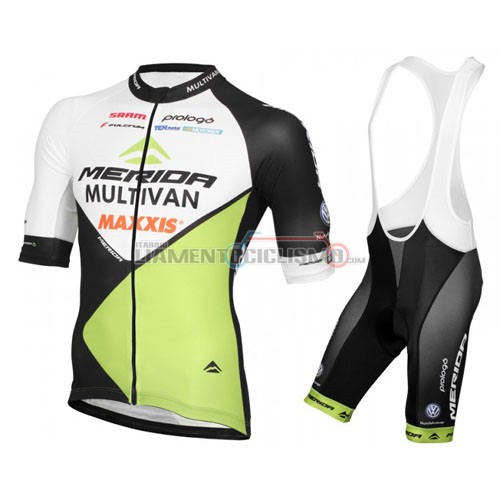 Abbigliamento Ciclismo Merida 2016 bianco e verde