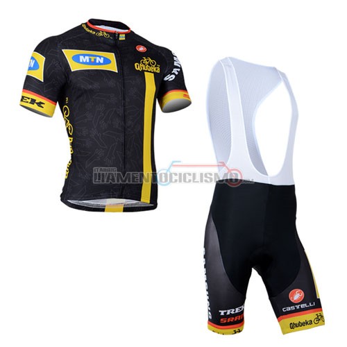 Abbigliamento Ciclismo Mtn 2014 nero e giallo