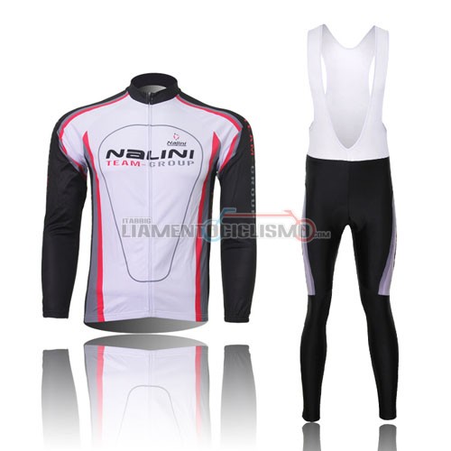 Abbigliamento Ciclismo Nalini ML 2011 bianco e nero