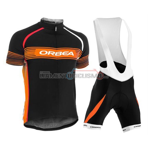 Abbigliamento Ciclismo Orbea 2015 nero e arancione