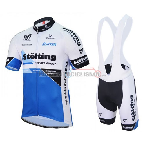 Abbigliamento Ciclismo Stolting 2016 blu e bianco