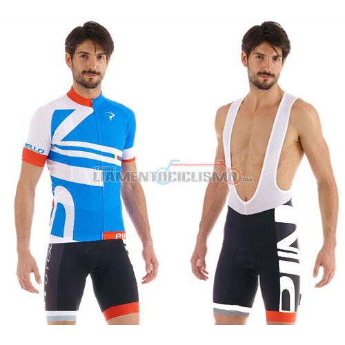 Abbigliamento Ciclismo Pinarello 2015 bianco e blu