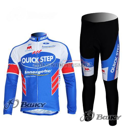 Abbigliamento Ciclismo Quick Step ML 2011 celeste e bianco