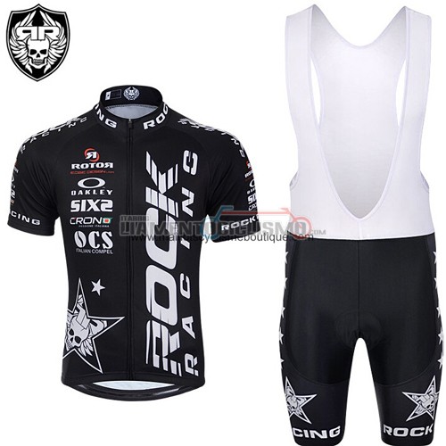 Abbigliamento Ciclismo Rock Racing 2015 bianco e nero