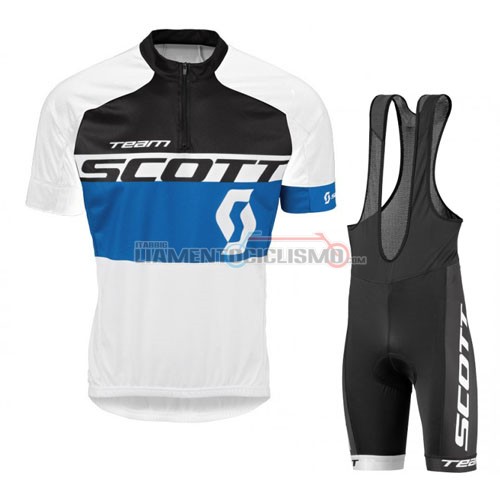 Abbigliamento Ciclismo Scott 2016 bianco e blu