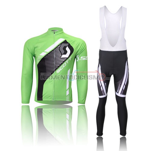 Abbigliamento Ciclismo Scott ML 2013 nero e verde