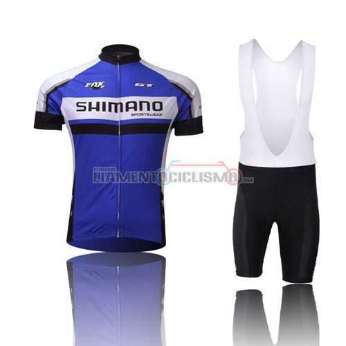 Abbigliamento Ciclismo Shimano 2011 nero e blu
