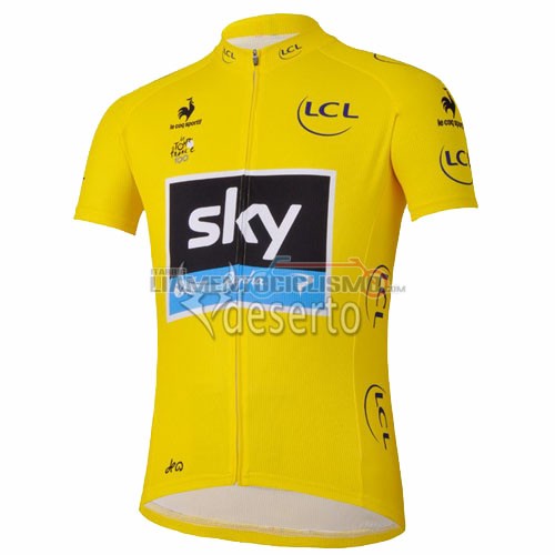 Abbigliamento Ciclismo Sky 2013 giallo