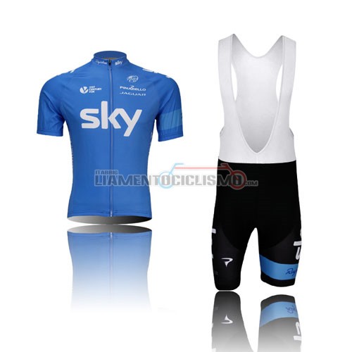 Abbigliamento Ciclismo Sky 2014 blu
