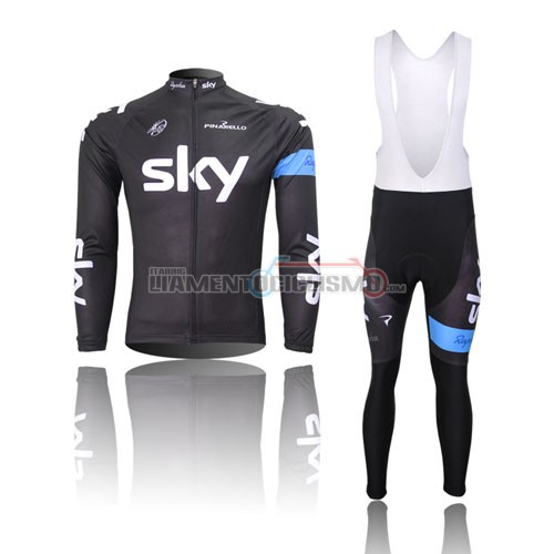 Abbigliamento Ciclismo Sky ML 2014 nero