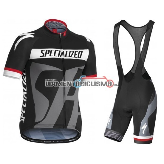 Abbigliamento Ciclismo Specialized 2016 nero e grigio
