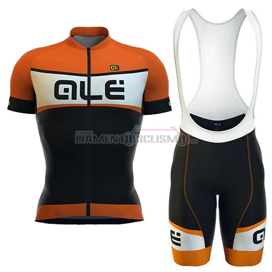 Abbigliamento Ciclismo ALE 2016 nero e arancione