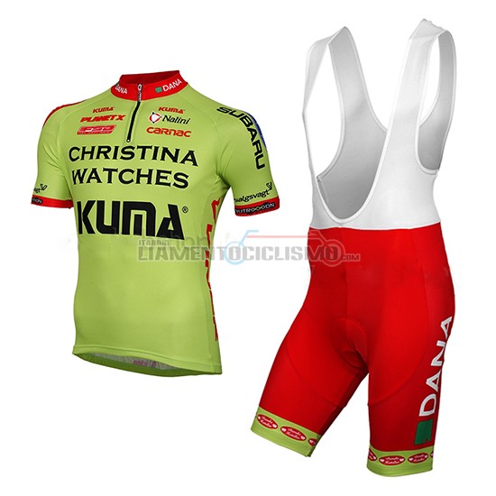 Abbigliamento Ciclismo Christina Watches Onfone 2014 verde