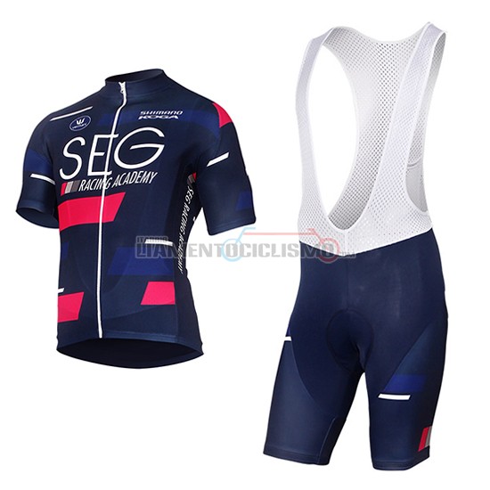 Abbigliamento Ciclismo SEG Racing Academy 2017 blu e rosso