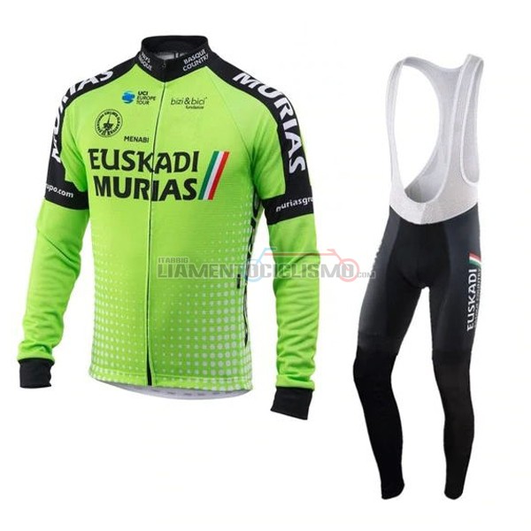 Abbigliamento Ciclismo Euskadi Murias ML 2018 Verde