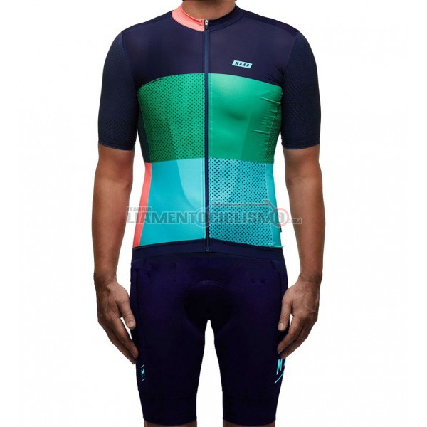 2017 Abbigliamento Ciclismo Maap Manica Corta Sector Pro Verde e Blu