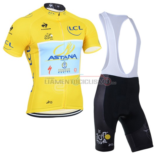 Abbigliamento Ciclismo Tour de France Astana 2014 giallo