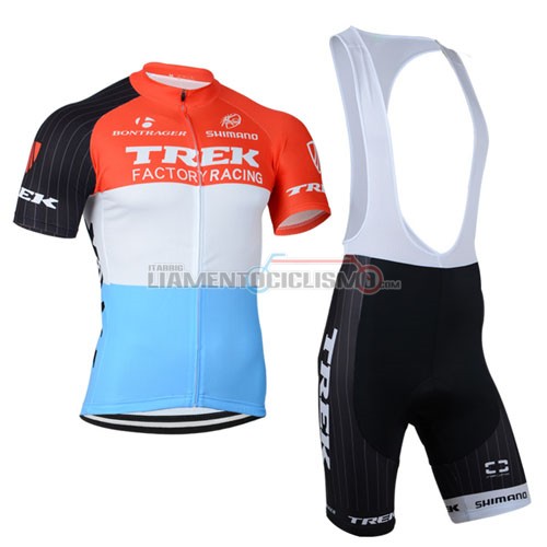 Abbigliamento Ciclismo Trek 2015 arancione e bianco