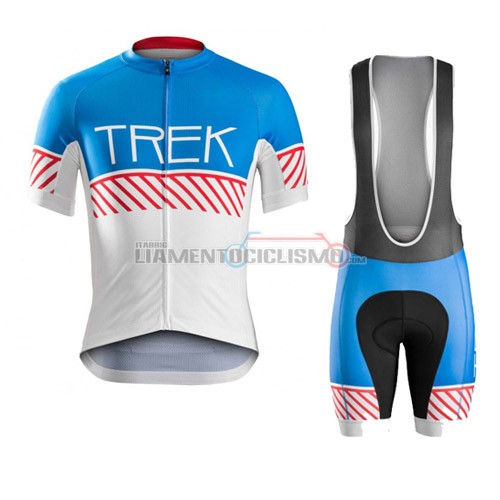 Abbigliamento Ciclismo Trek 2016 blu e bianco