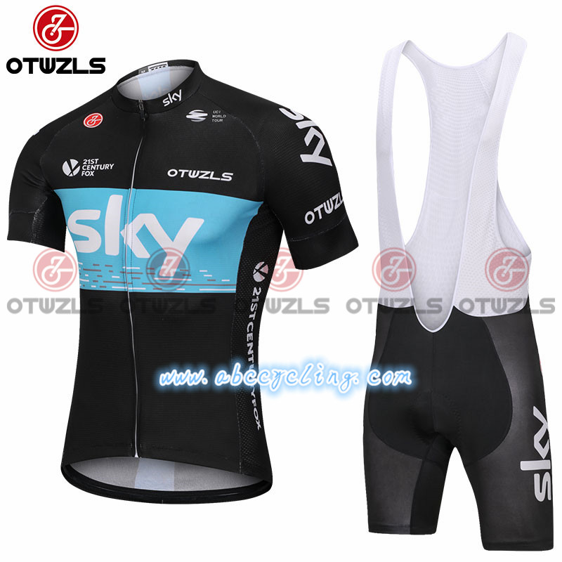 2018 Abbigliamento Sky Manica Corta nero