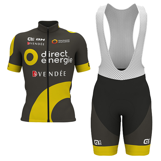 Abbigliamento Ciclismo Direct Energie 2017 marrone