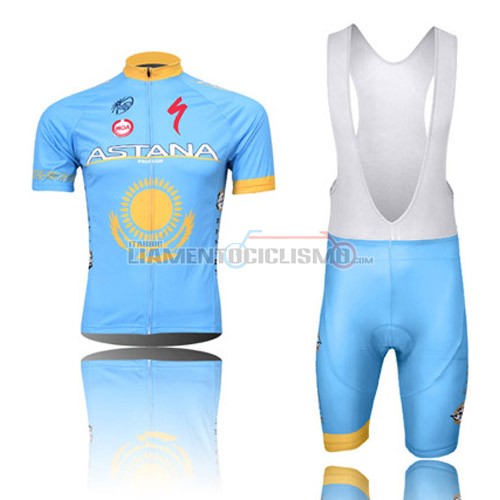 Abbigliamento Ciclismo Astana 2013 azzurro