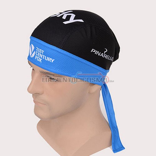 2015 Sky Bandana Ciclismo nero e blu