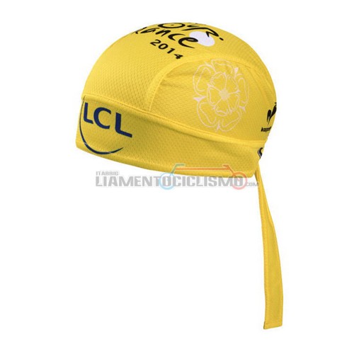 2014 Tour De France Bandana Ciclismo giallo