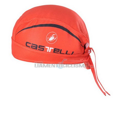 2012 Castelli Bandana Ciclismo arancione