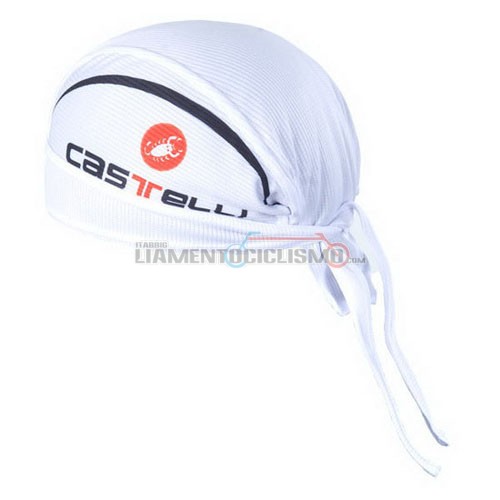 2012 Castelli Bandana Ciclismo bianco