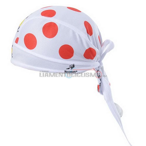 2011 Tour De France Bandana Ciclismo biancoe rosso