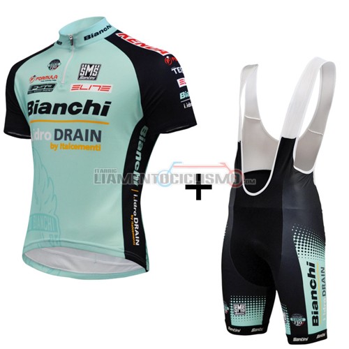 Abbigliamento Ciclismo Bianchi 2015 nero e verde