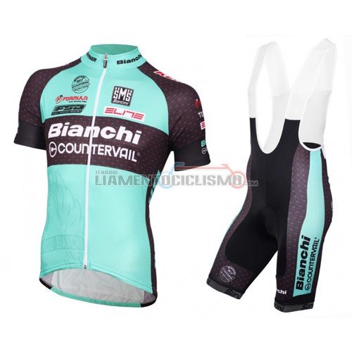 Abbigliamento Ciclismo Bianchi 2016 azzurro e nero