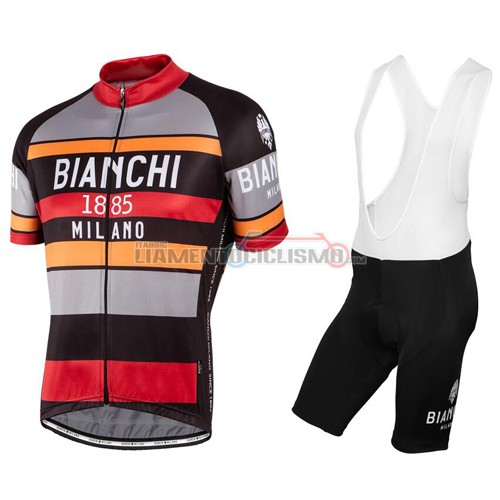 Abbigliamento Ciclismo Bianchi 2016 rosso e arancione