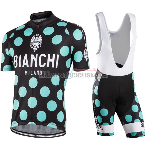 Abbigliamento Ciclismo Bianchi 2016 verde e nero