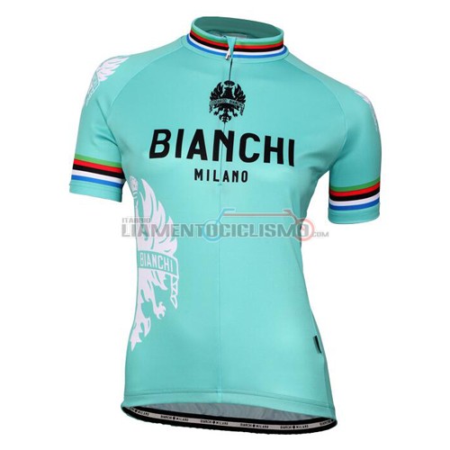 Abbigliamento Ciclismo Bianchi 2016 verde e rosso