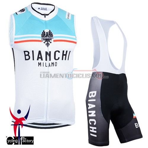 Gilet Antivento Bianchi 2015 bianco e blu