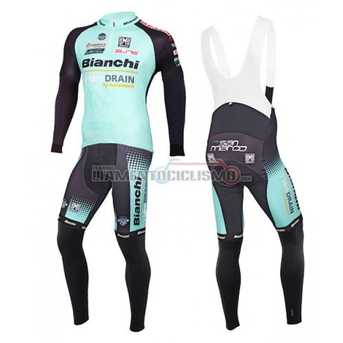 Abbigliamento Ciclismo Bianchi ML 2016 nero e verde